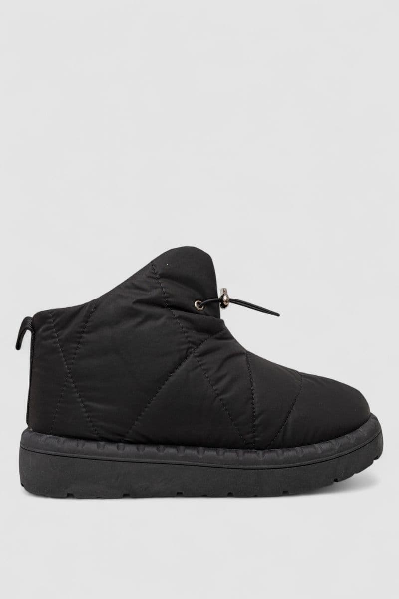 Дутики жіночі зимові на хутрі, колір чорно-сірий, 248RFM400 - зображення 1