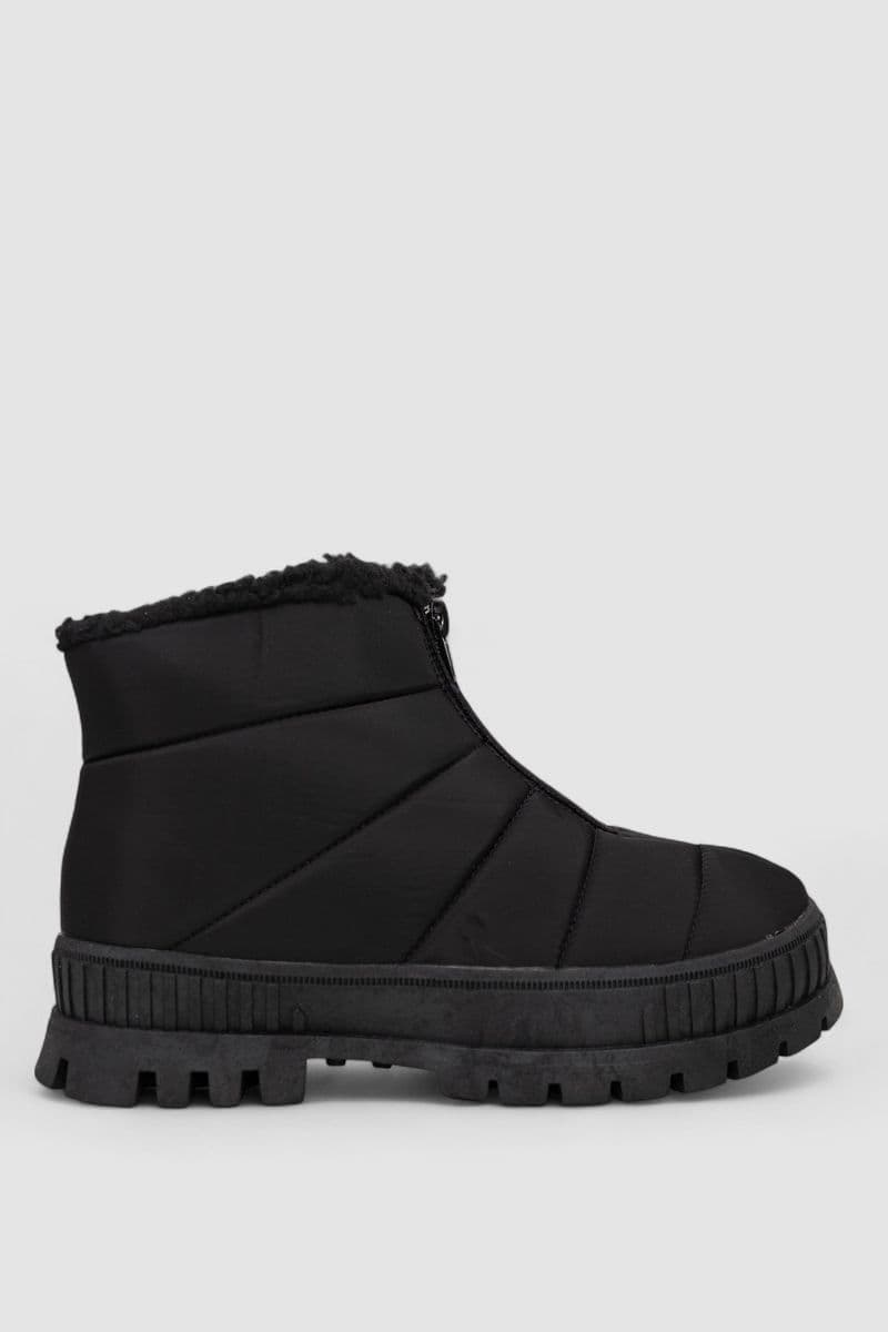 Дутики жіночі зимові на хутрі, колір чорний, 248RCX1740 - зображення 1