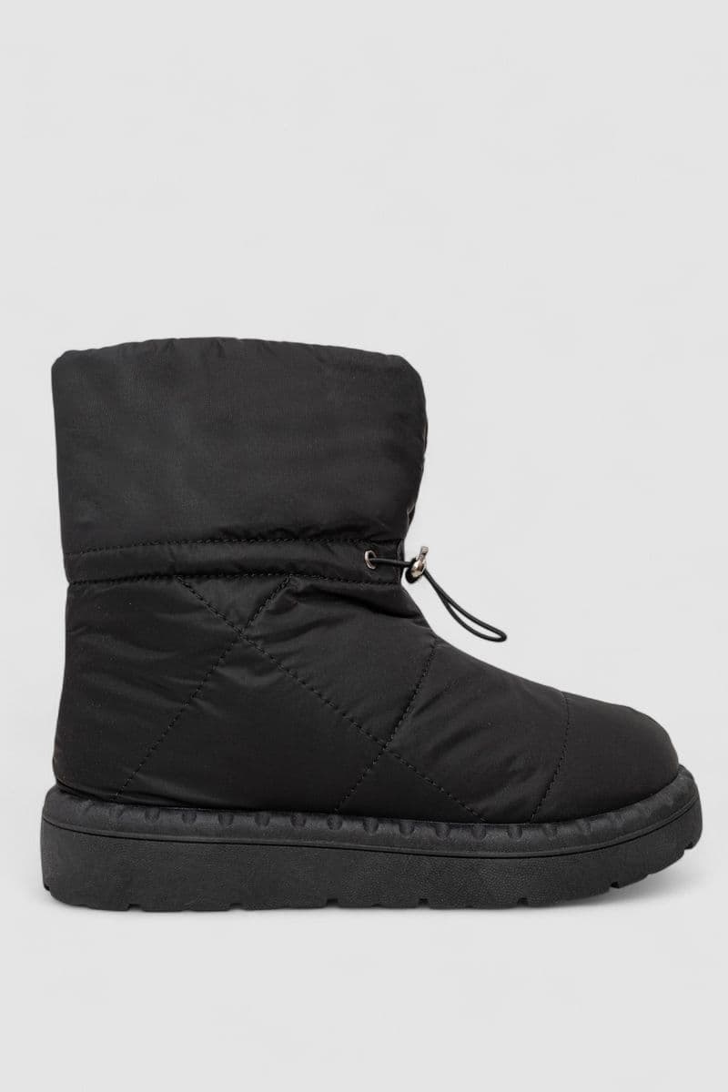 Дутики жіночі зимові на хутрі, колір чорно-коричневий, 248RFM300 - зображення 1