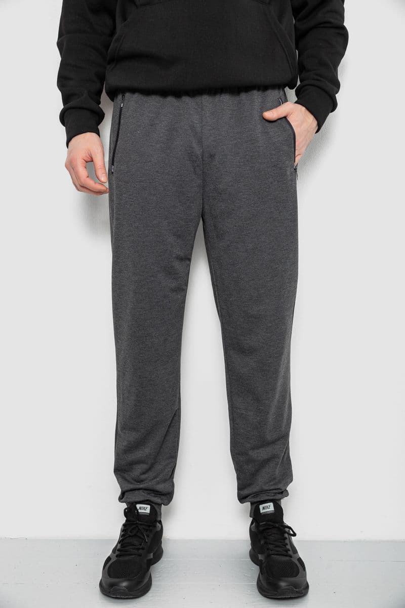 Спортивні штани чоловічі, колір сірий, 244R434 - зображення 1