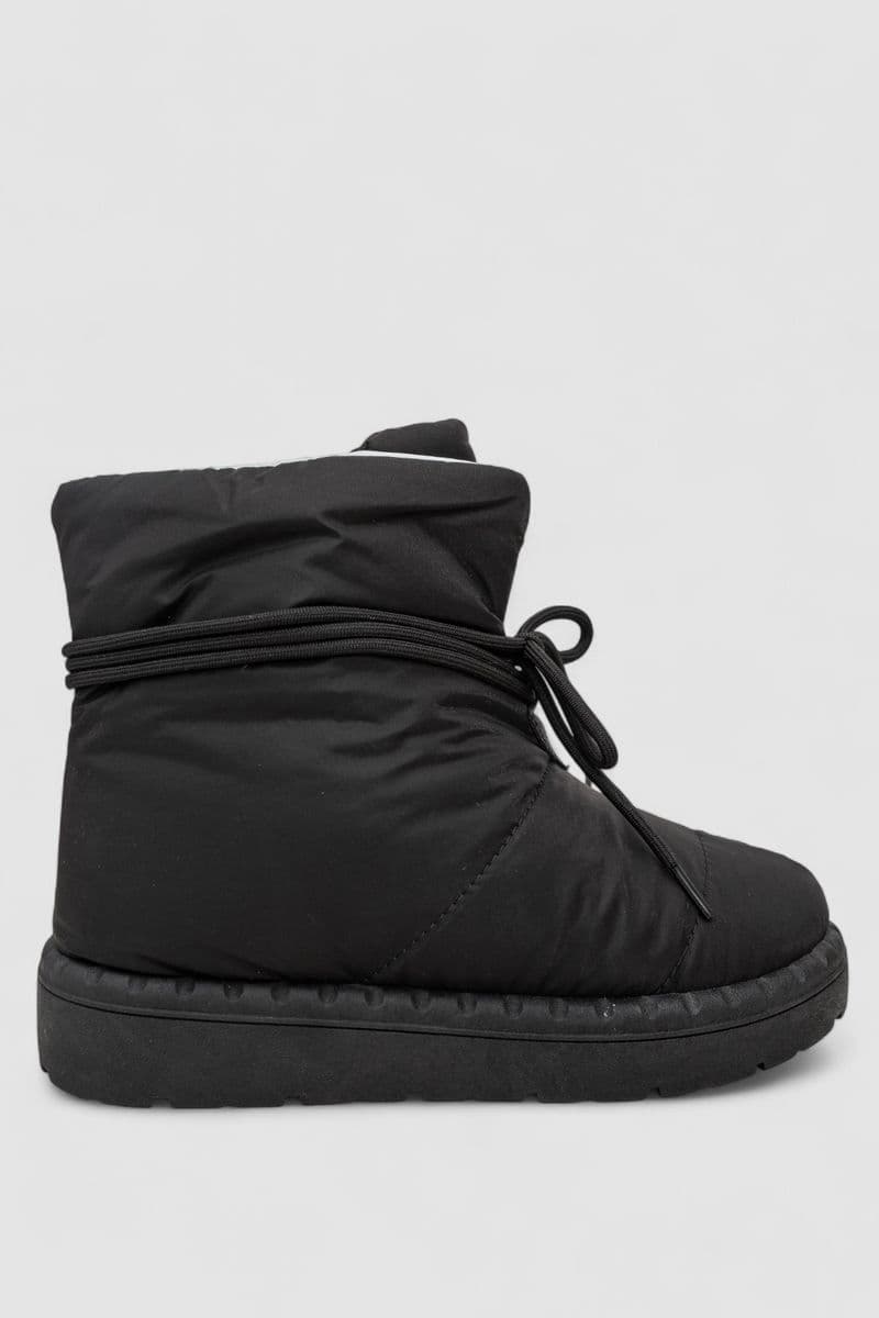 Дутики жіночі зимові на хутрі, колір чорно-сірий, 248RFM600 - зображення 1