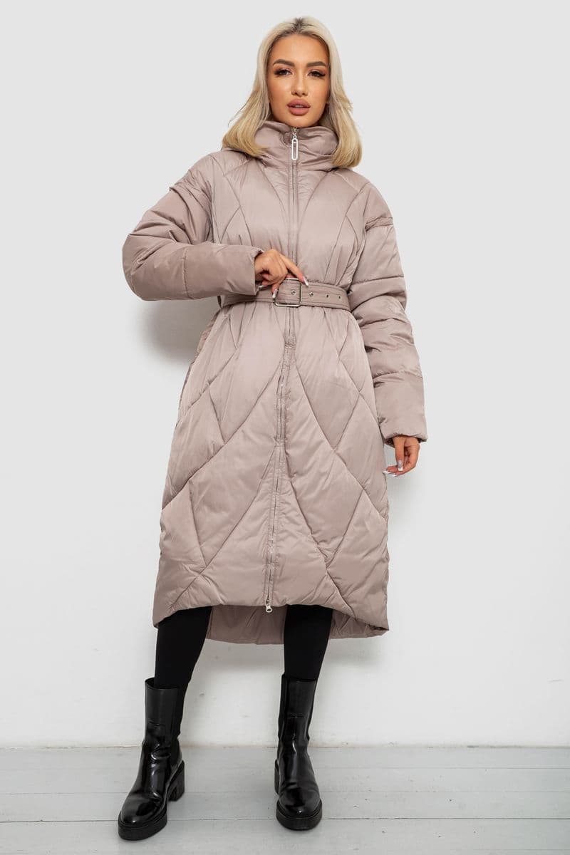 Куртка жіноча зимова, колір бежевий, 244R5618 - зображення 1