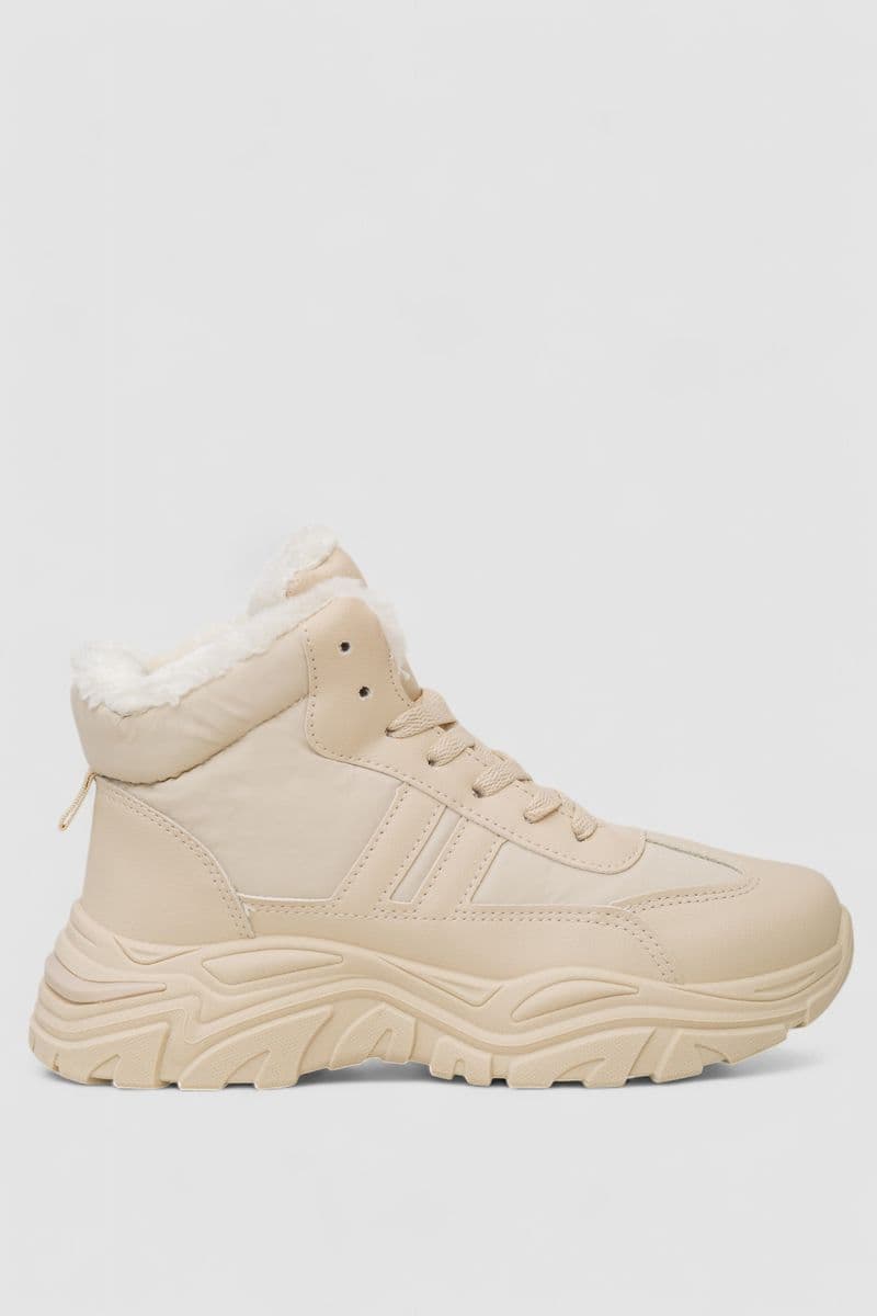 Черевики зимові жіночі на хутрі 248RDM09-1, колір Бежевий - зображення 1