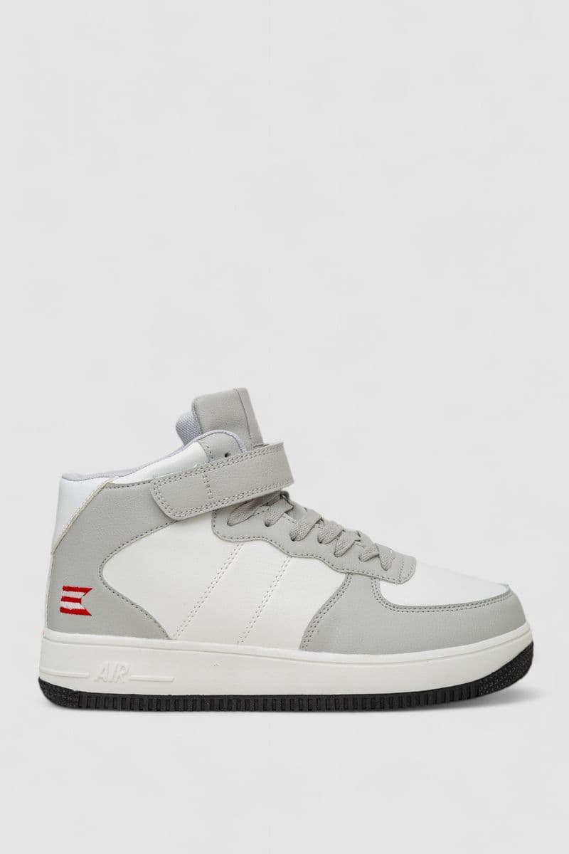 Кросівки чоловічі зимові на хутрі, колір біло-сірий, 248RCX630 - зображення 1