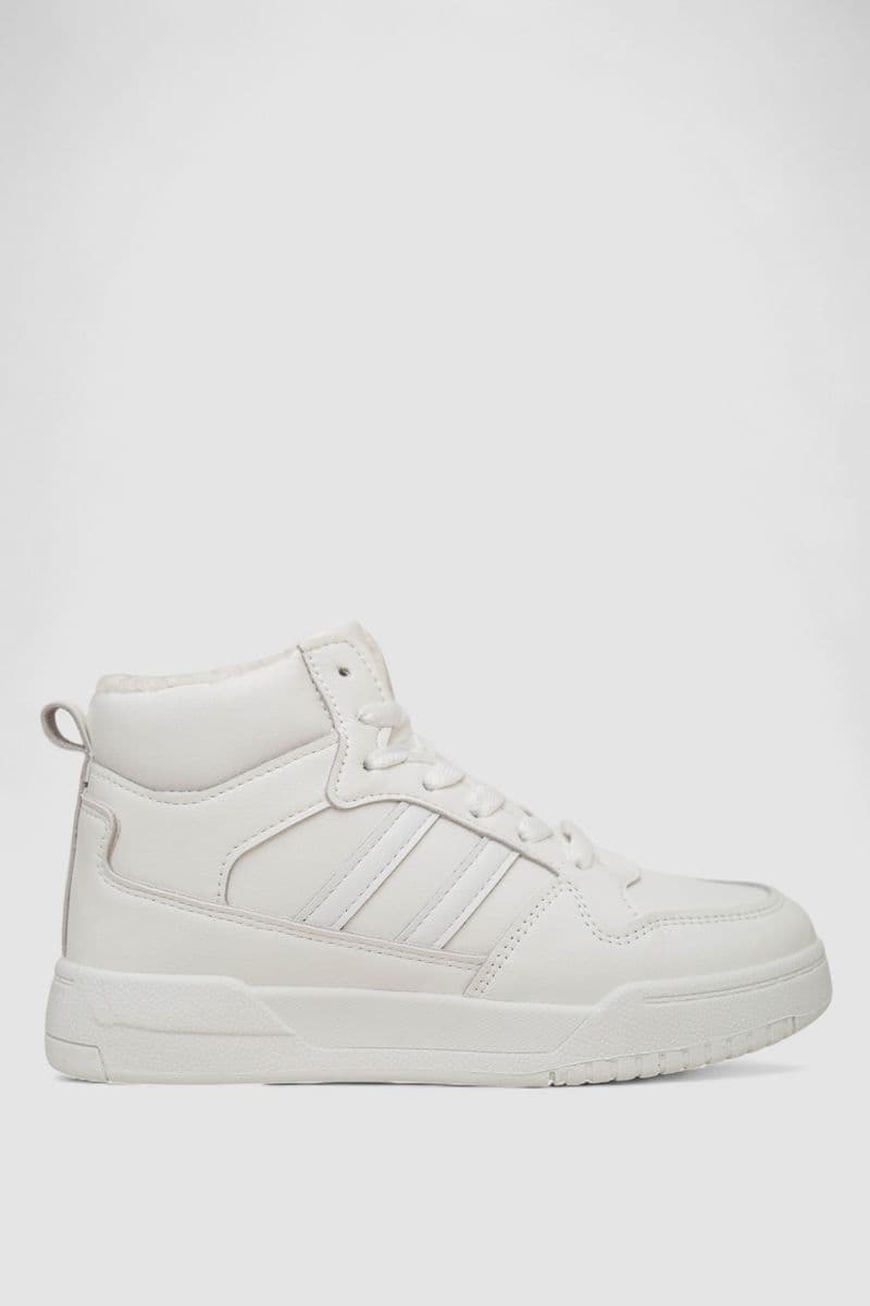 Кросівки жіночі зимові на хутрі, колір білий, 248RAD400 - зображення 1