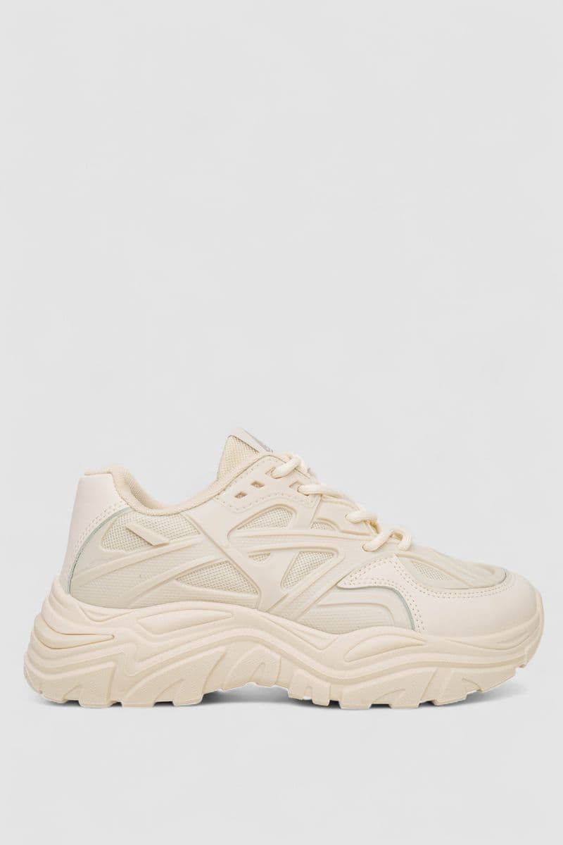 Кросівки жіночі, колір бежевий, 248RA20 - зображення 1