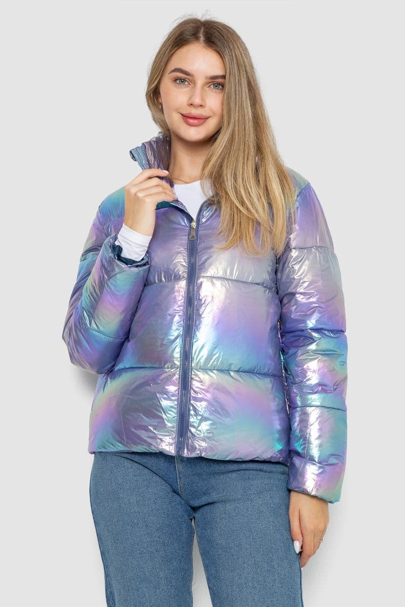 Куртка жіноча демісезонна плащівка, колір різноколір, 243R2022-2 - зображення 1