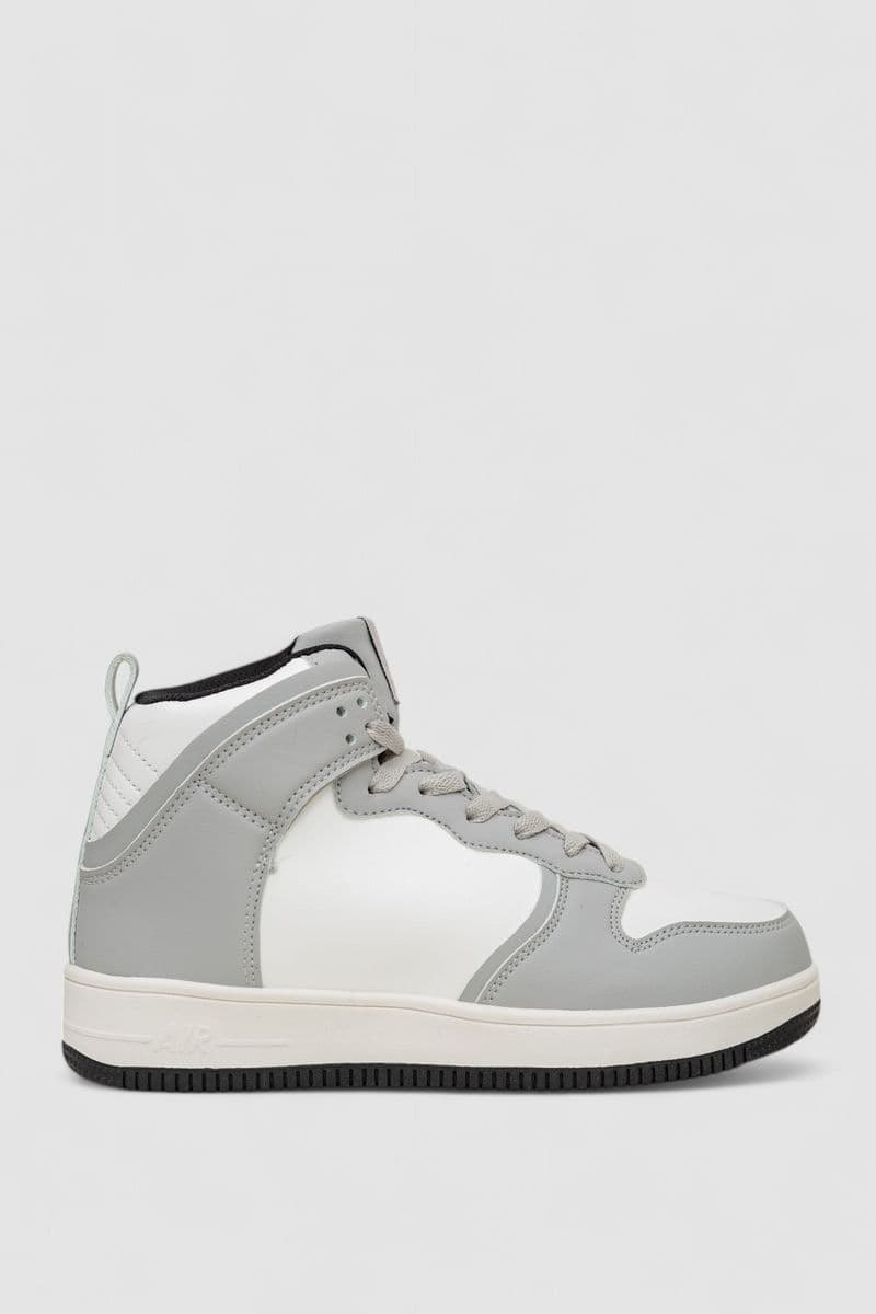 Кросівки чоловічі зимові на хутрі, колір біло-сірий, 248RCX698 - зображення 1