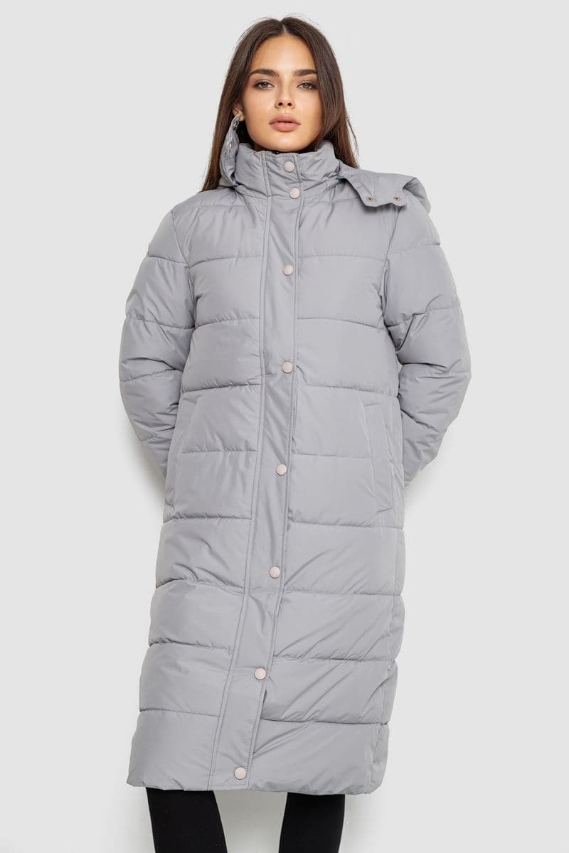 Куртка жіноча демісезонна, колір сірий, 207R006 - зображення 1