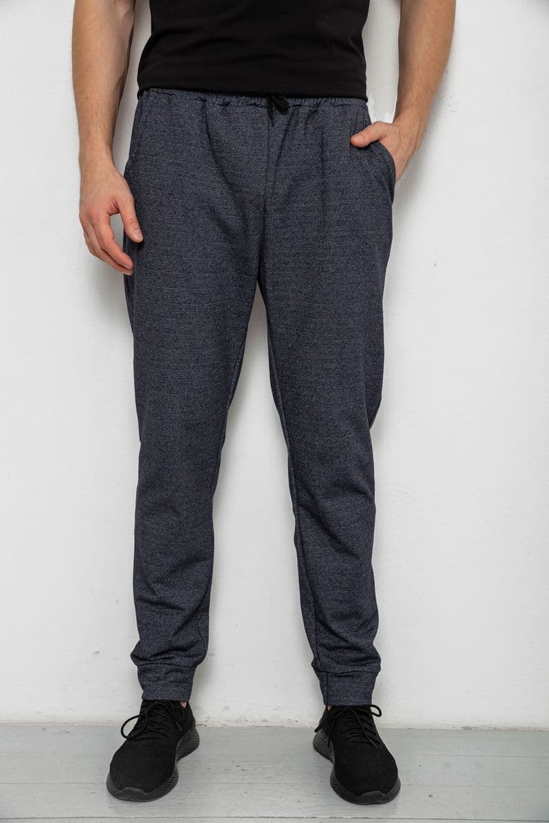 Спортивні штани чоловічі на флісі, колір сірий, 238R135 - зображення 1