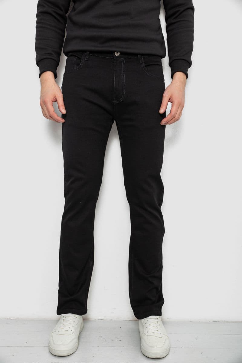 Джинси чоловічі, колір чорний, 244RW21 - зображення 1