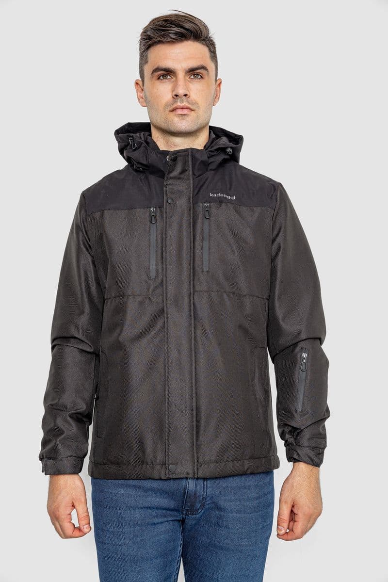 Куртка чоловіча демісезонна, колір чорний, 214R22013 - зображення 1