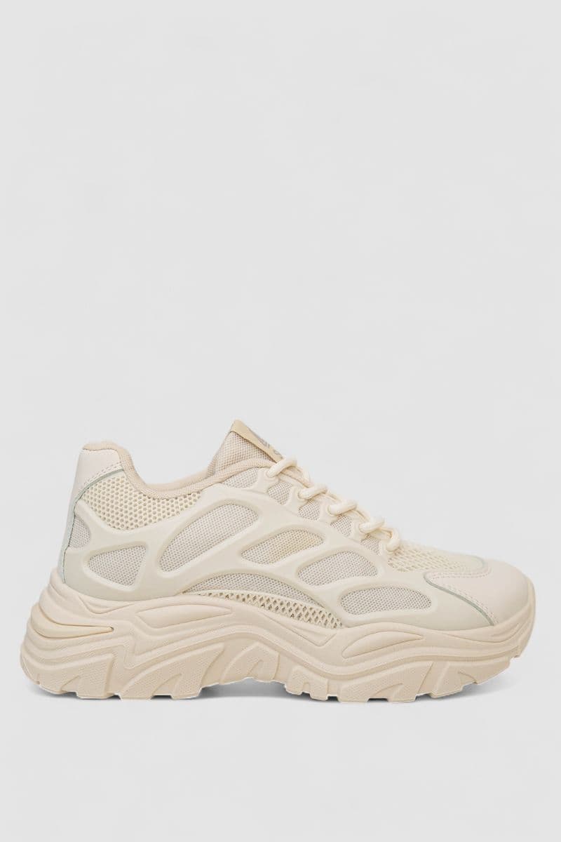 Кросівки жіночі, колір бежевий, 248RA40 - зображення 1