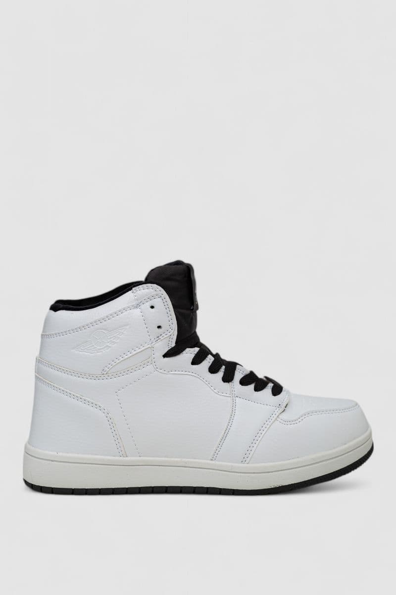 Кросівки чоловічі зимові на хутрі, колір біло-чорний, 248RH1010-24 - зображення 1