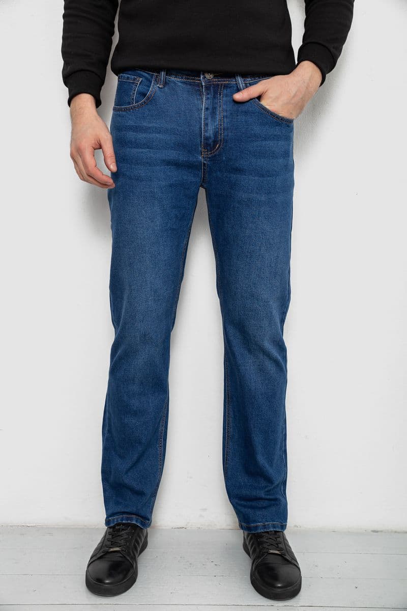 Джинси чоловічі демісезонні, колір синій, 244R9907 - зображення 1