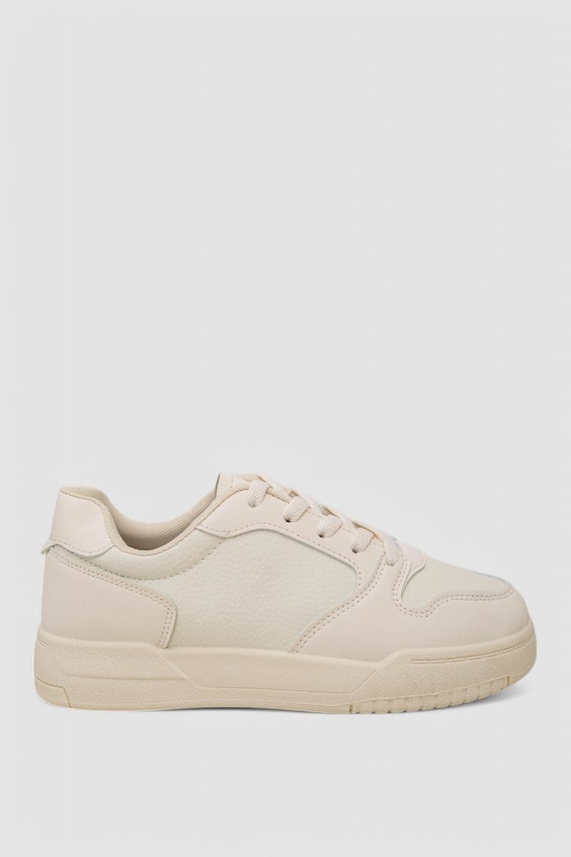 Кеди жіночі, колір бежевий, 248RAD80 - зображення 1