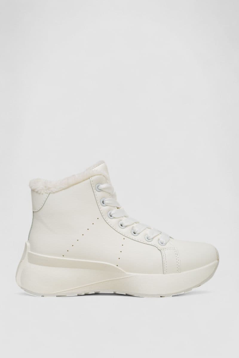 Черевики зимові жіночі на хутрі, колір білий, 248RXM20 - зображення 1