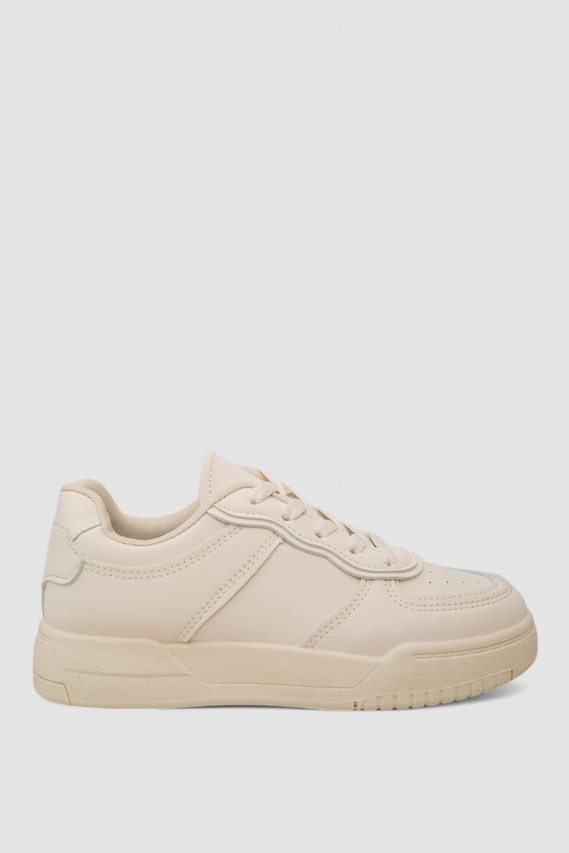 Кеди жіночі, колір бежевий, 248RAD70 - зображення 1