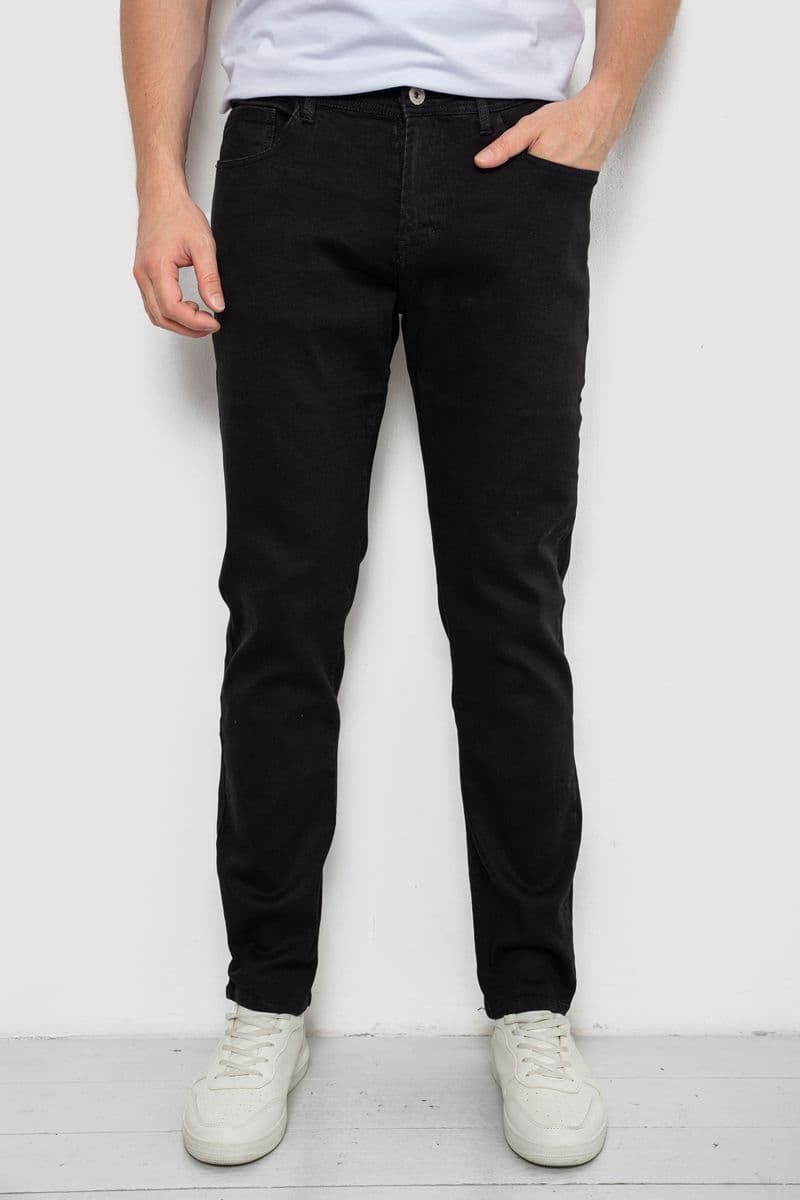 Джинси чоловічі, колір чорний, 244R8351 - зображення 1
