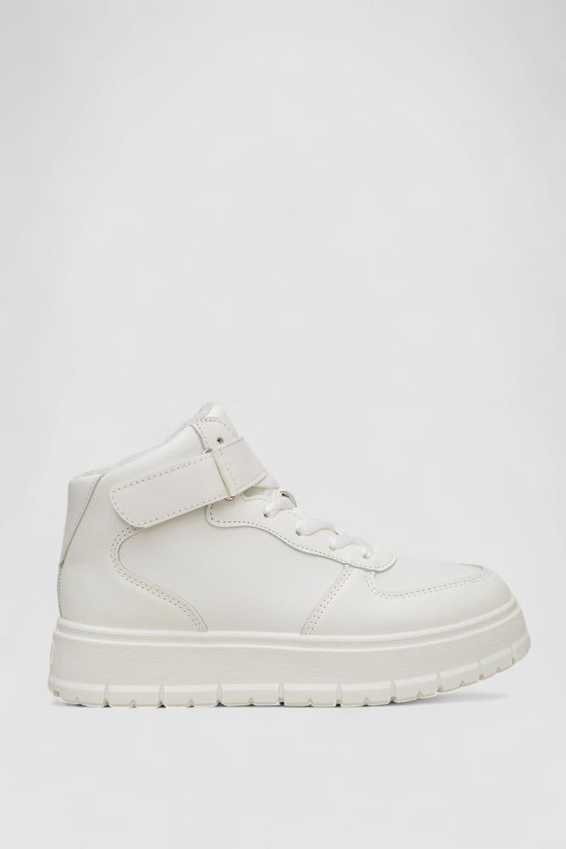 Кросівки жіночі зимові на хутрі, колір білий, 248RMB05 - зображення 1