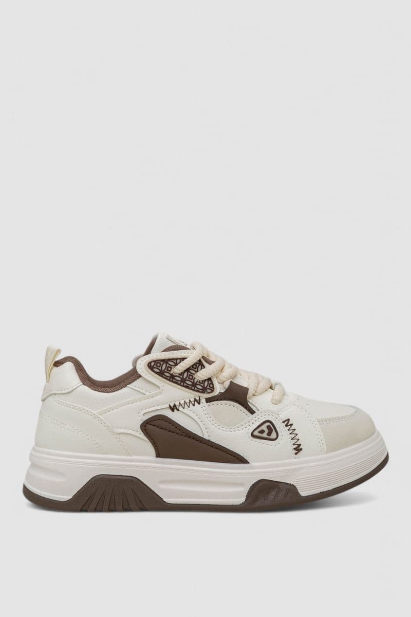 Кросівки чоловічі демісезонні, колір бежево-коричневий, 243RHK89 - зображення 1