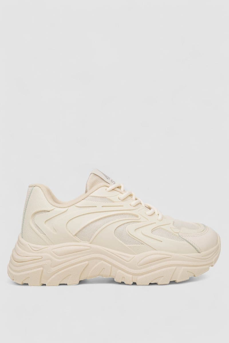 Кросівки жіночі, колір бежевий, 248RA60 - зображення 1