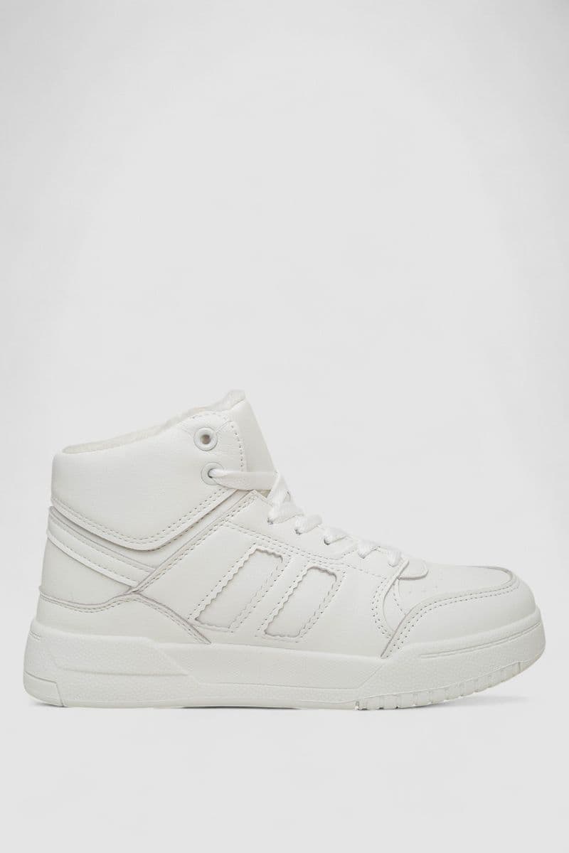 Кросівки жіночі зимові на хутрі, колір білий, 248RAD500 - зображення 1