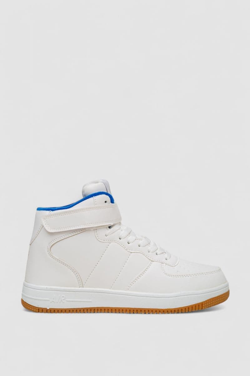 Кросівки чоловічі зимові на хутрі, колір біло-синій, 248RH1020 - зображення 1