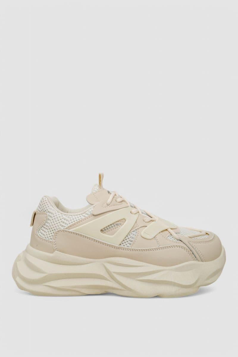 Кросівки чоловічі демісезонні, колір бежевий, 243RHK60 - зображення 1