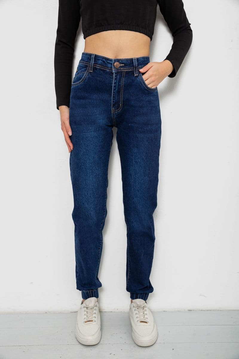 Джинси жіночі, колір синій, 244R8071-5 - зображення 1