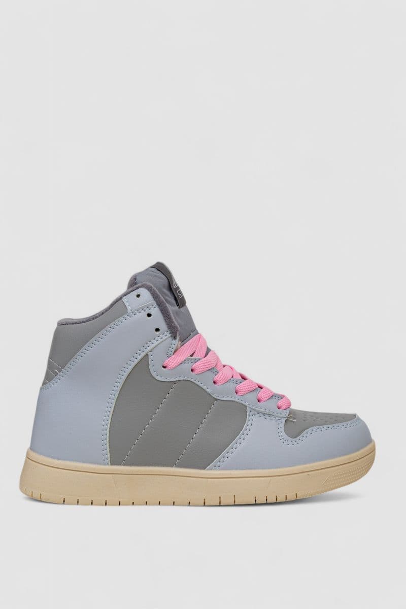 Кросівки жіночі зимові на хутрі, колір сіро-блакитний, 248RH1060 - зображення 1