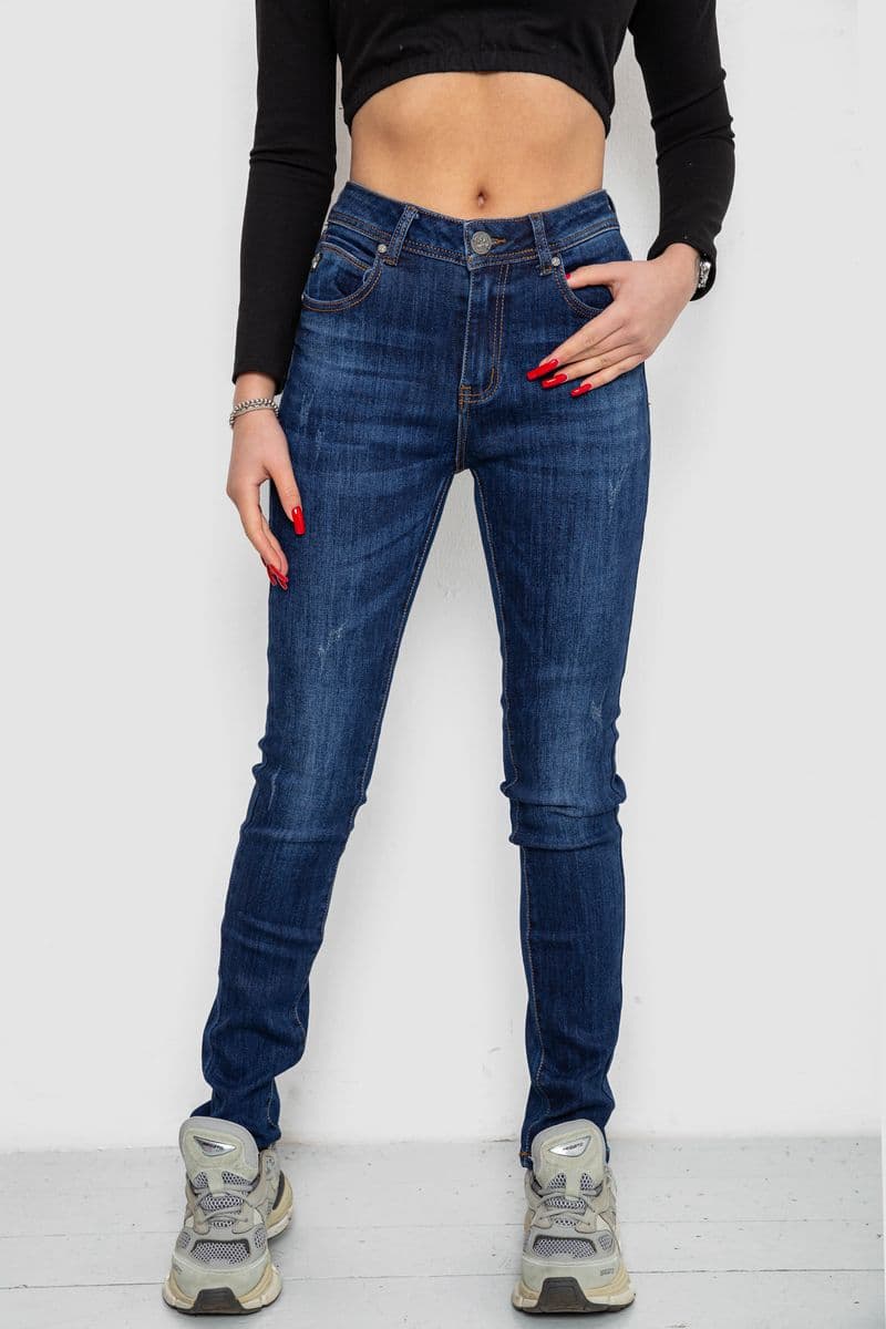 Джинси жіночі, колір синій, 250R907 - зображення 1