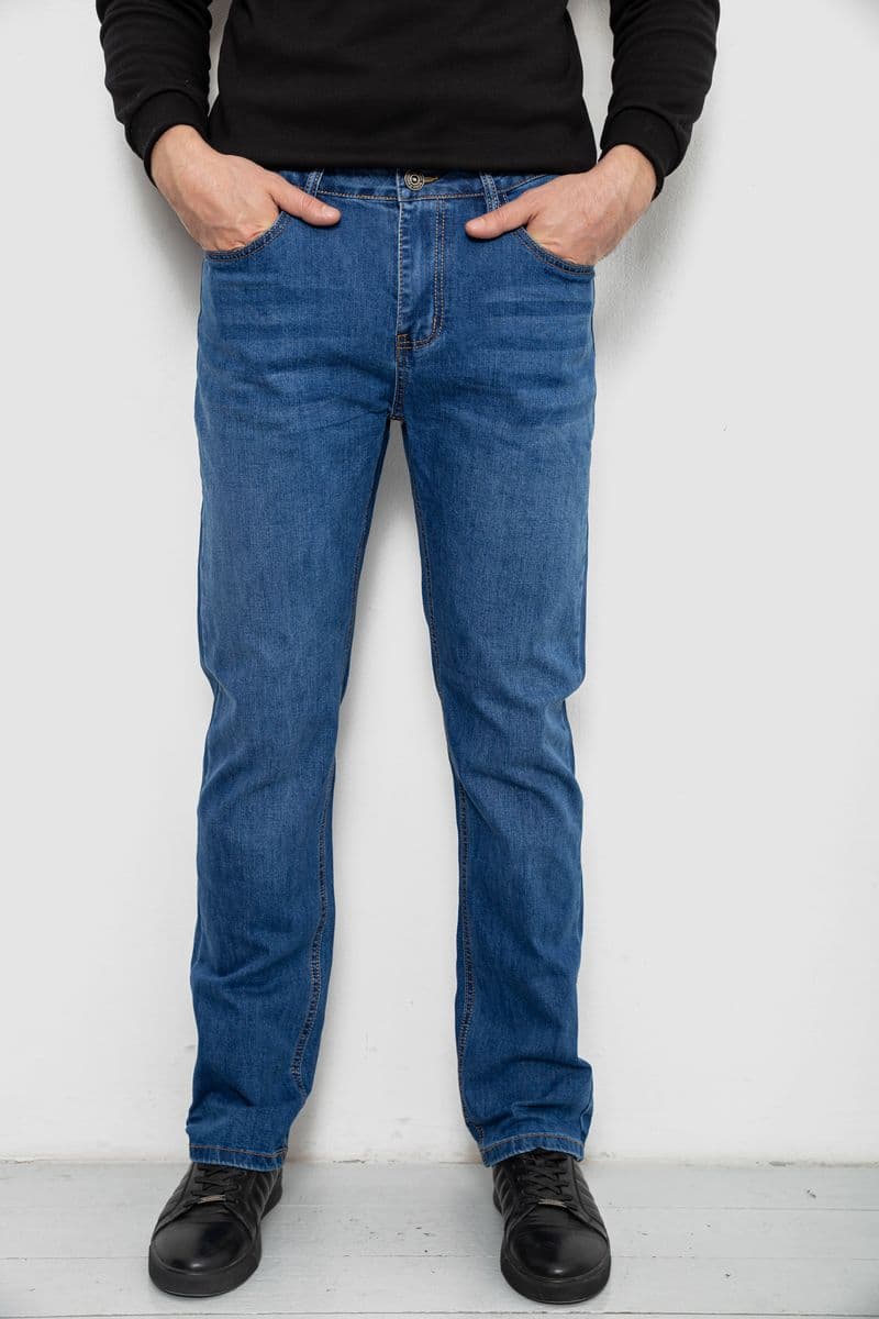 Джинси чоловічі, колір синій, 244R03-2 - зображення 1