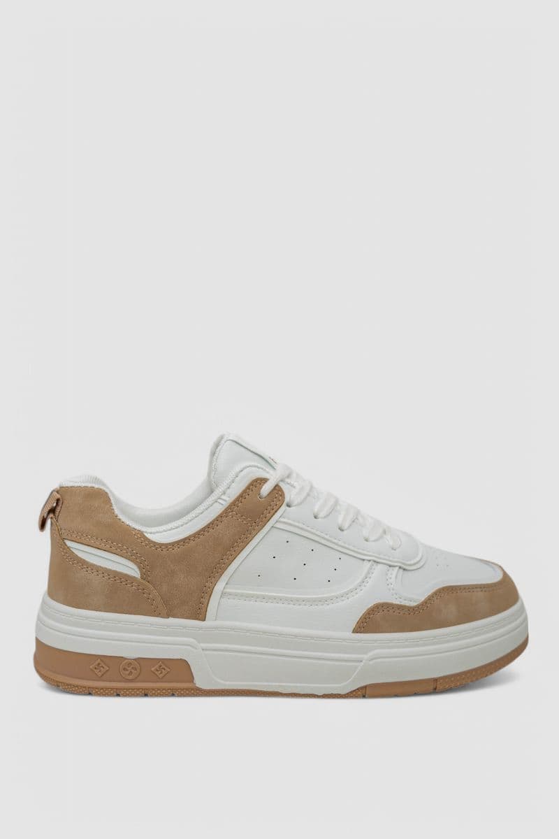 Кросівки чоловічі демісезонні, колір біло-бежевий, 243RHK32 - зображення 1