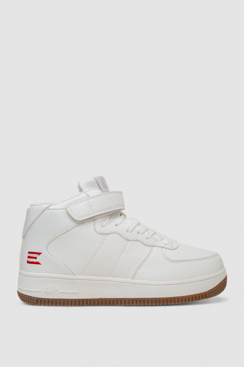 Кросівки чоловічі зимові на хутрі, колір біло-бежевий, 248RCX630 - зображення 1