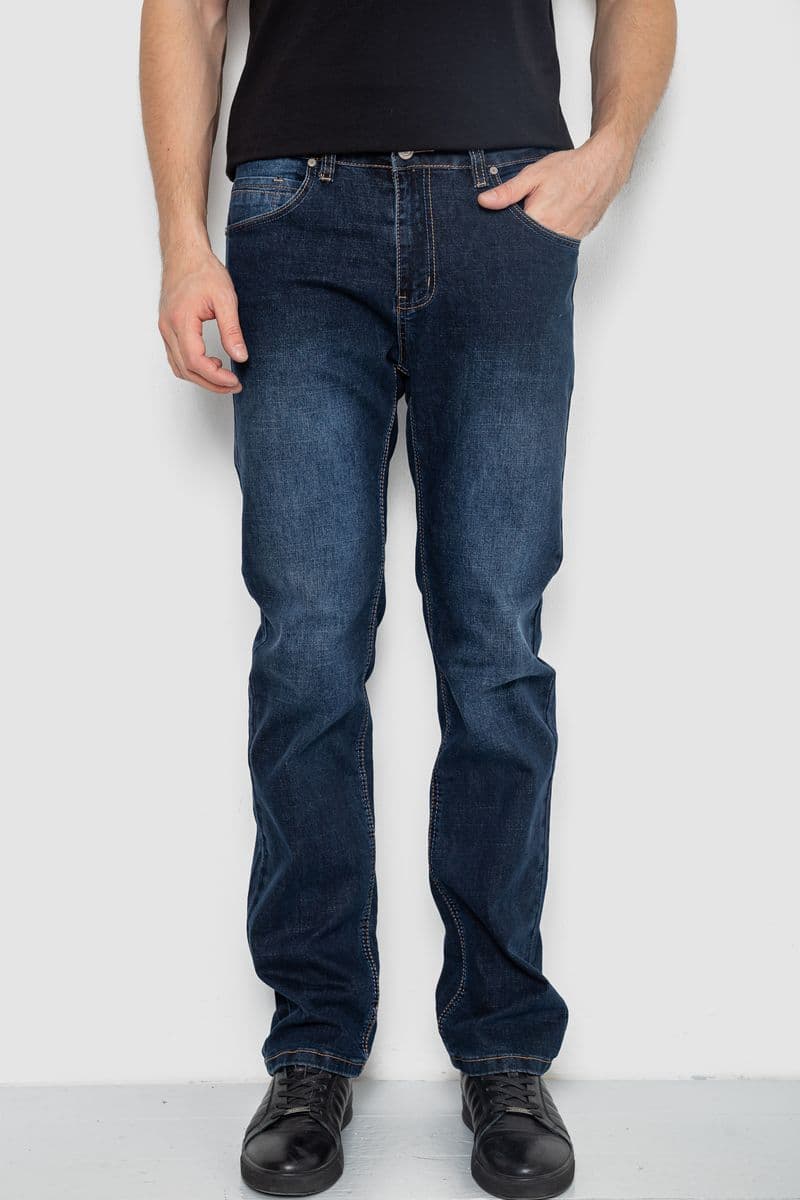 Джинси чоловічі, колір темно-синій, 244R2280 - зображення 1