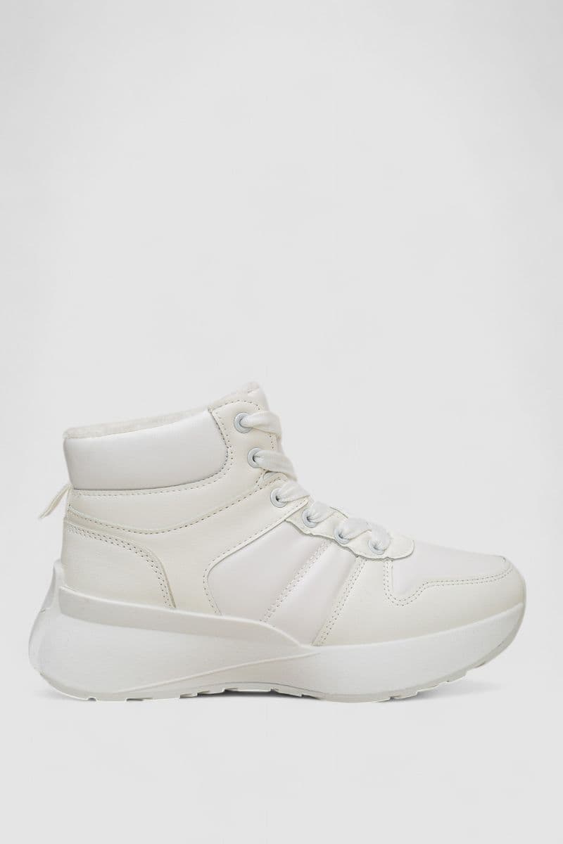 Кросівки жіночі зимові на хутрі, колір білий, 248RXM17 - зображення 1