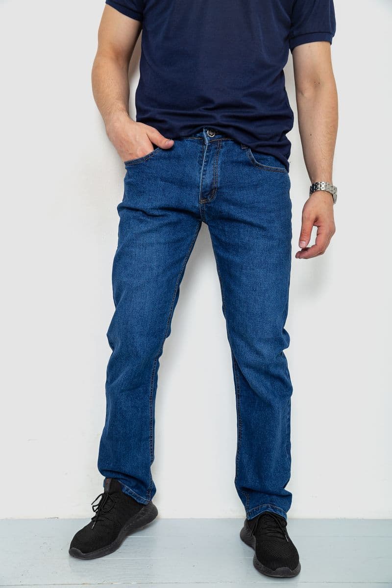 Джинси чоловічі, колір синій, 244RW105 - зображення 1