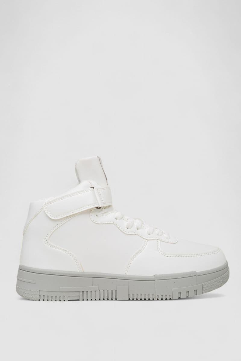 Кросівки чоловічі зимові на хутрі, колір біло-сірий, 248RCX620 - зображення 1