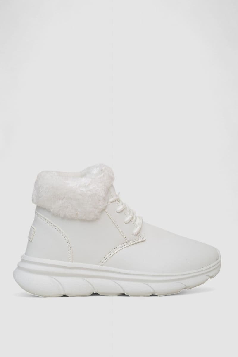 Черевики зимові жіночі на хутрі, колір білий, 248RCX663-1 - зображення 1