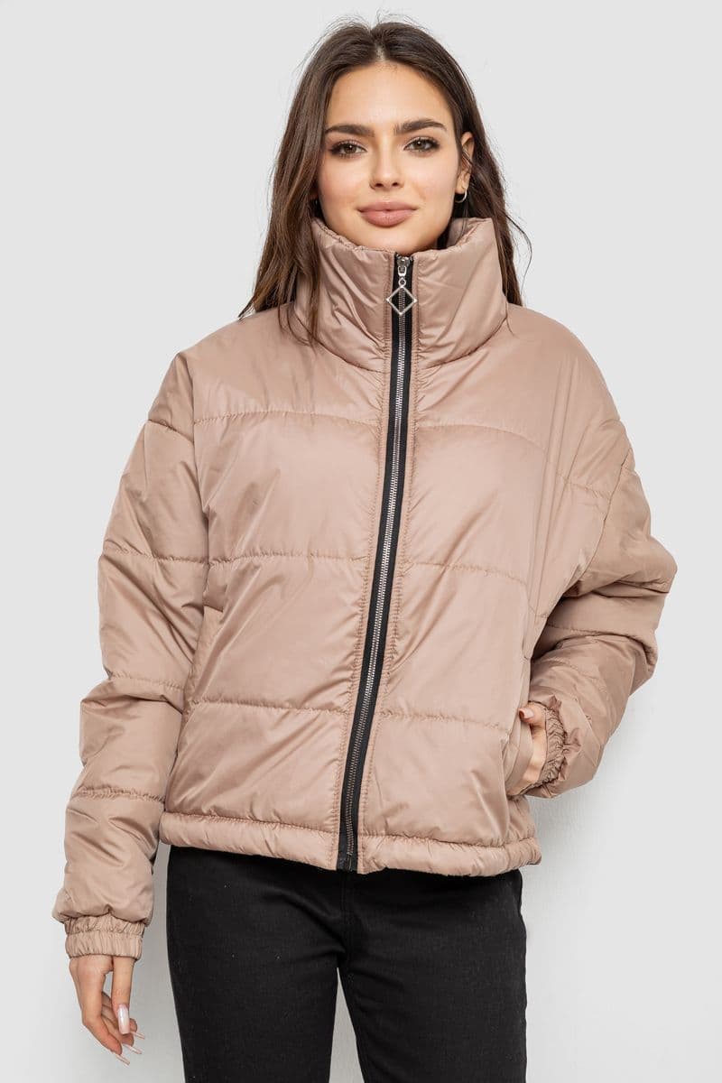 Куртка жіноча демісезонна, колір бежевий, 102R5273 - зображення 1
