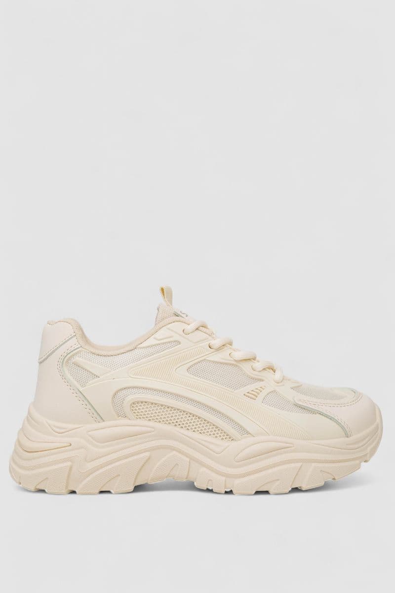 Кросівки жіночі, колір бежевий, 248RA110 - зображення 1