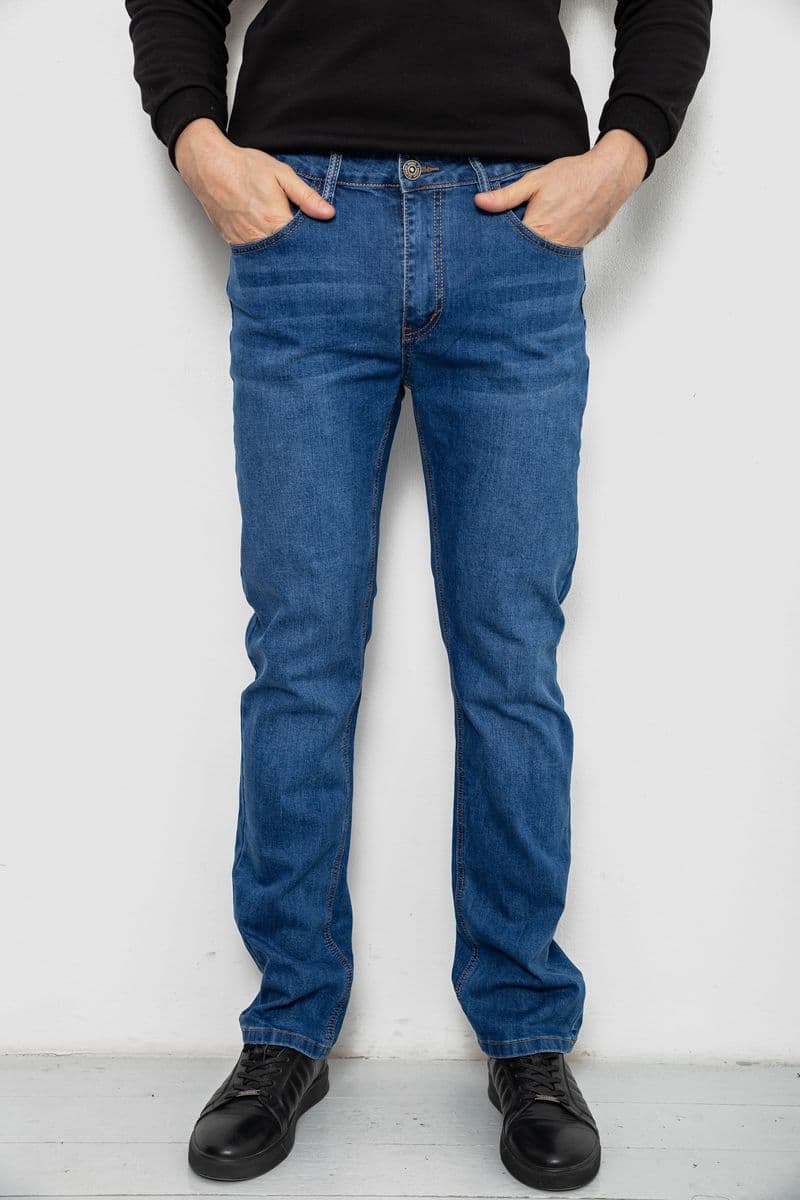 Джинси чоловічі, колір синій, 244R01-2 - зображення 1
