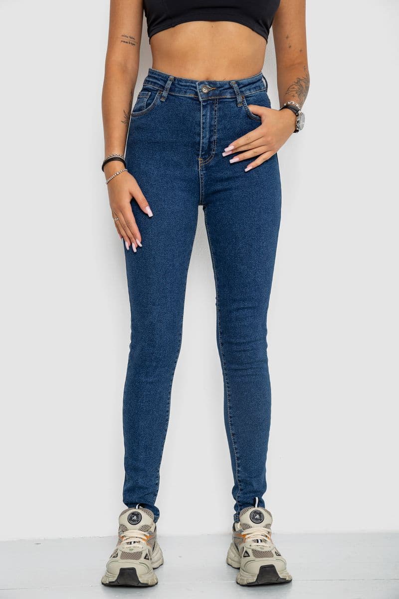 Джинси жіночі, колір синій, 244R2025-3 - зображення 1
