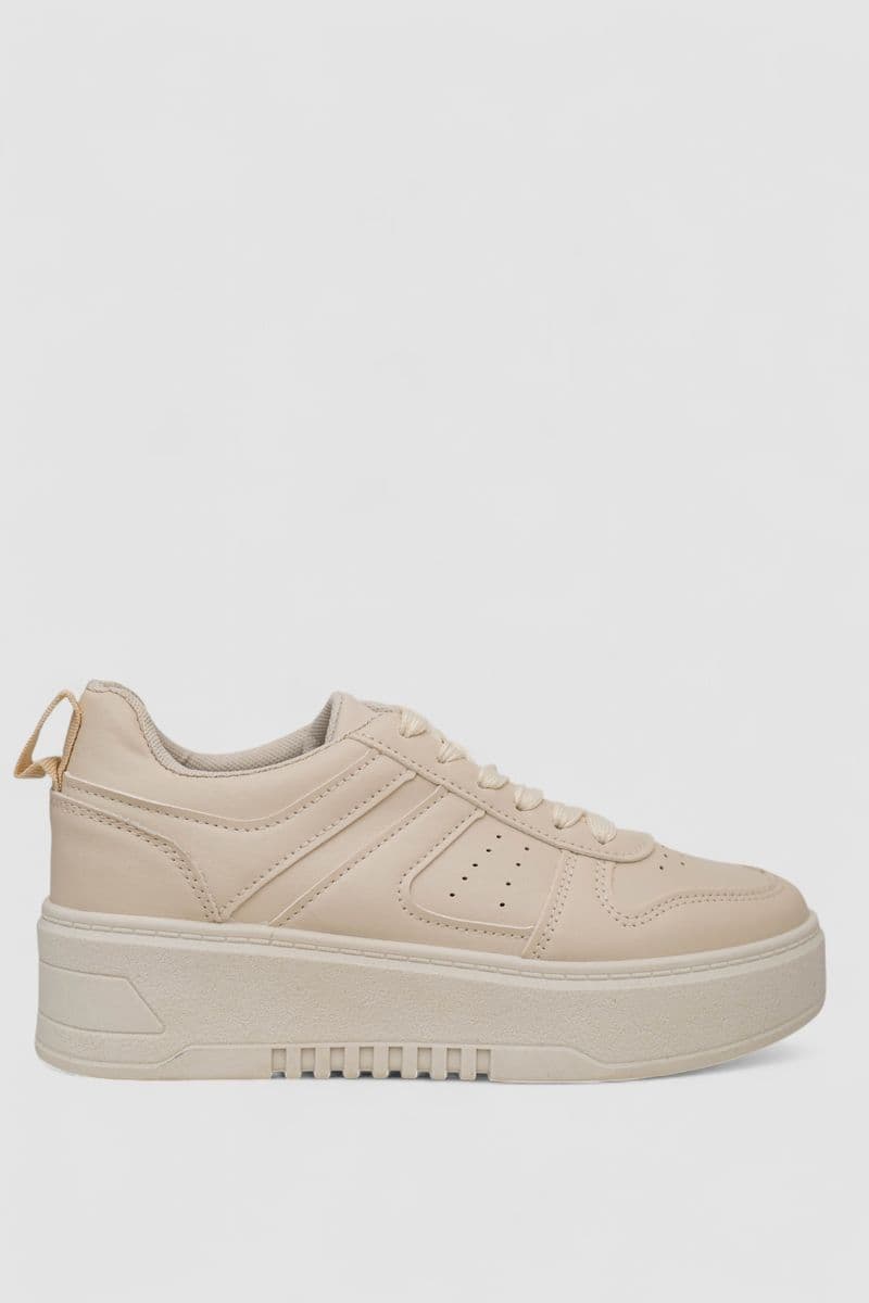 Кросівки жіночі, колір бежевий, 256RCB005 - зображення 1