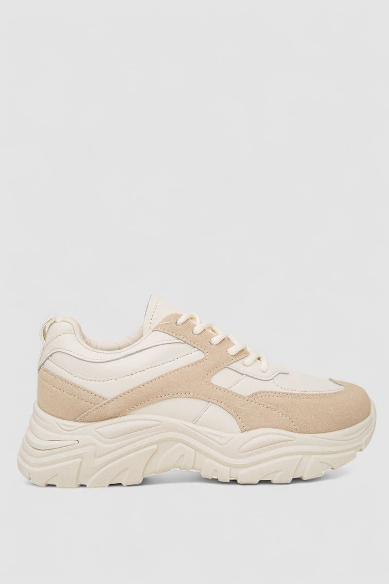 Кросівки жіночі, колір бежевий, 248RA150-3R - зображення 1