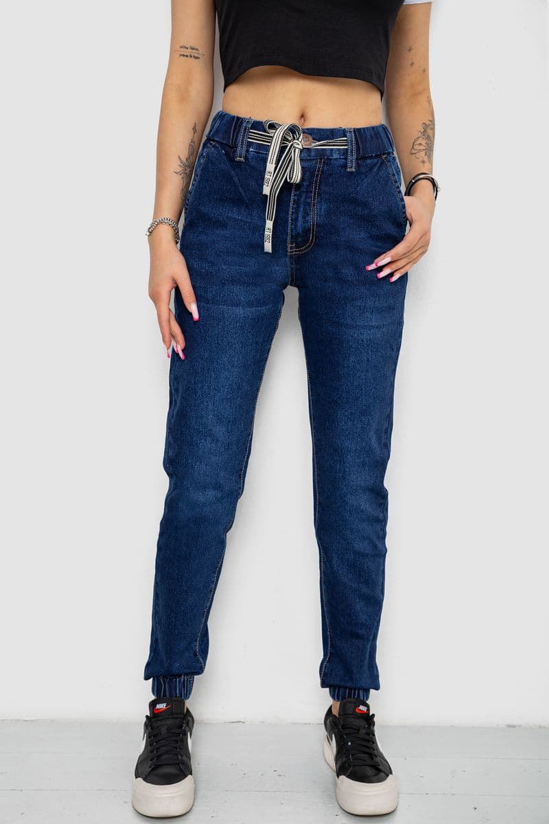 Джинси жіночі, колір синій, 244R8062-1 - зображення 1