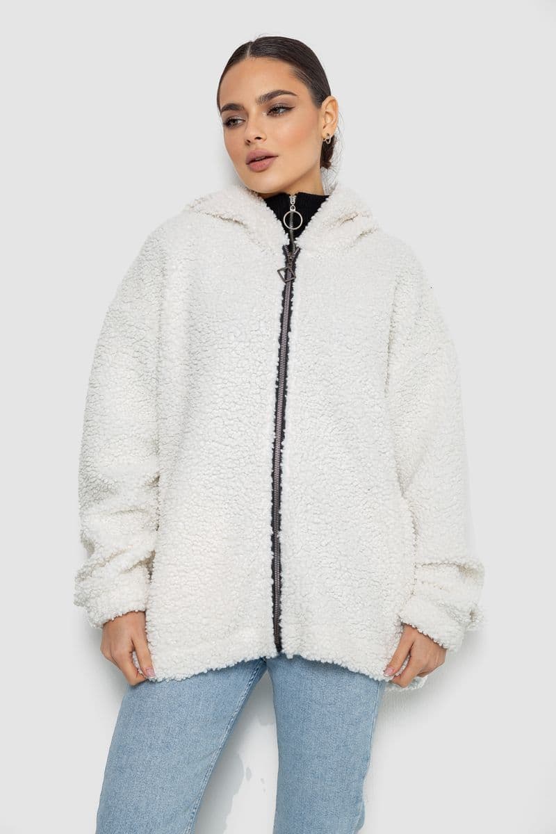 Кофта жіноча ошатна 186R622, колір молочний, 102R5265 - зображення 1