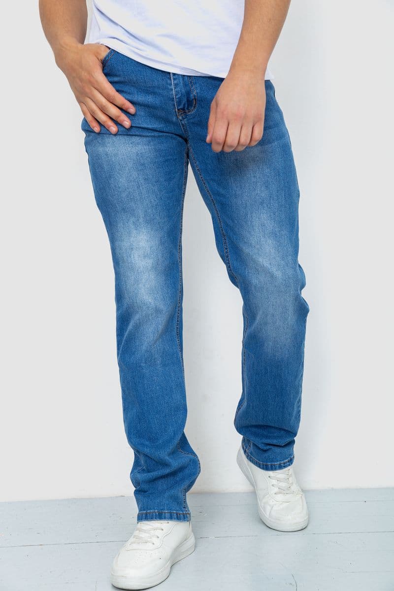 Джинси чоловічі, колір синій, 244RXU-010 - зображення 1