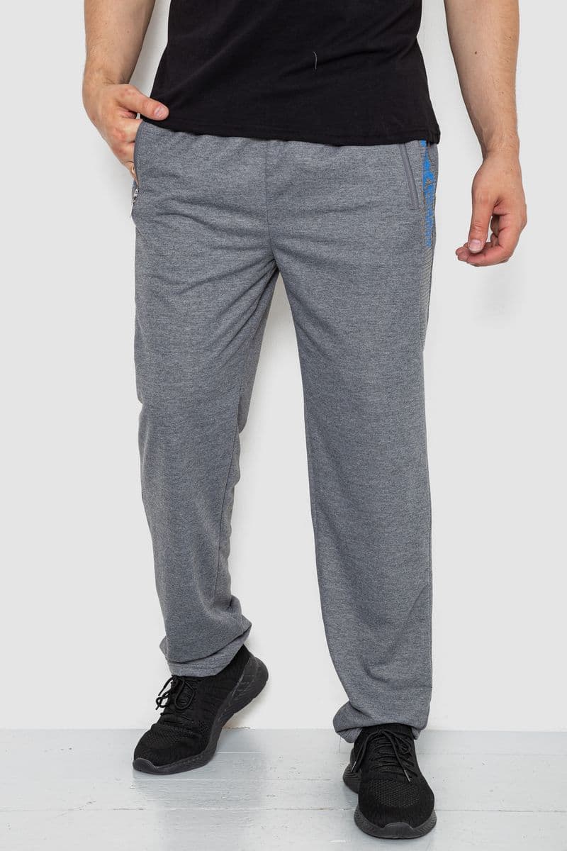 Спортивні штани чоловічі, колір сірий, 244R4932 - зображення 1